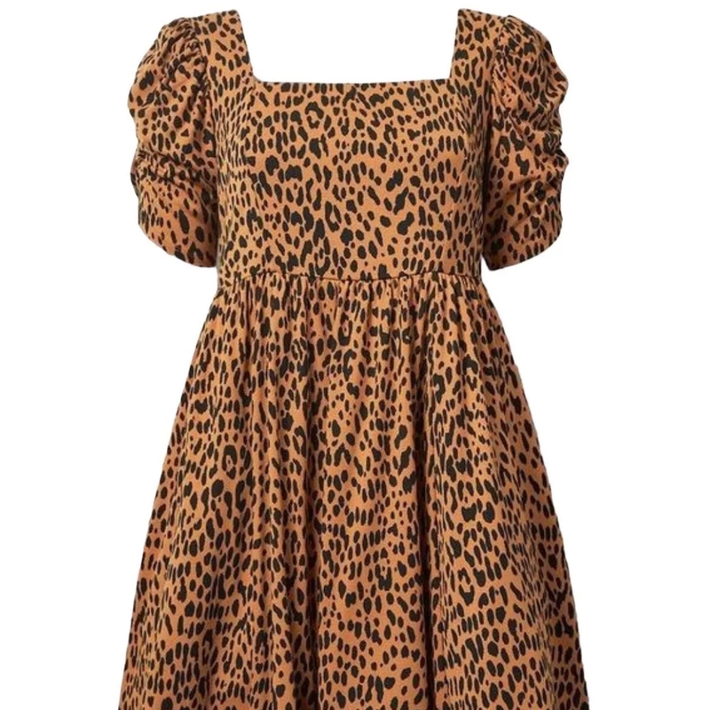 Torrid/ Betsey Johnson Leopard Print Midi Dress